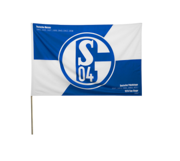 FC Schalke 04 - Schwenkfahne Erfolge 60x90cm